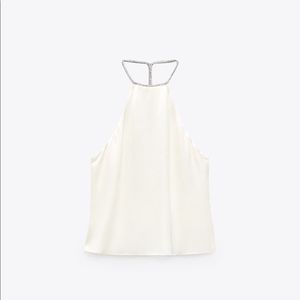Silky Diamond Halter Top